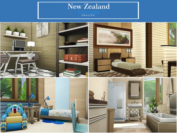  The Sims Resource: New Zealand House by Pralinesims
