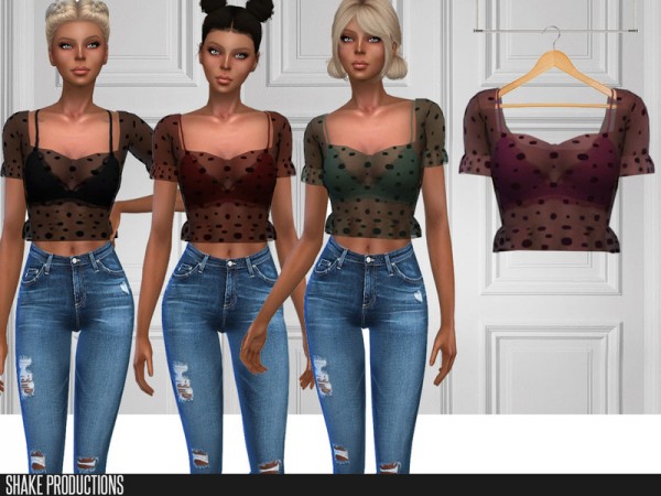  The Sims Resource: 257   Blouse by ShakeProductions