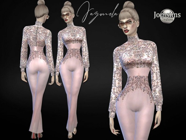  The Sims Resource: Jazmela jumpuit by jomsims
