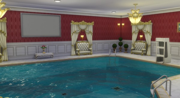  Mod The Sims: The Blue Swan VIP Pool by Wild Lucy
