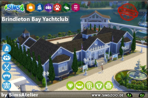  Blackys Sims 4 Zoo: Brindleton Bay Yachtclub by SimsAtelier
