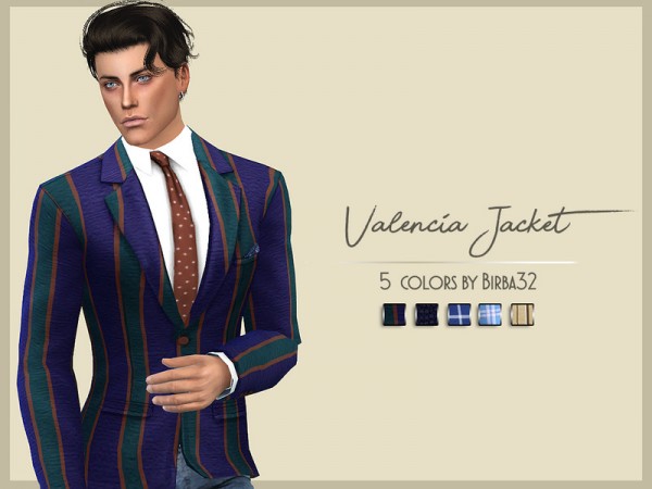  The Sims Resource: Valencia Jacket by Birba32