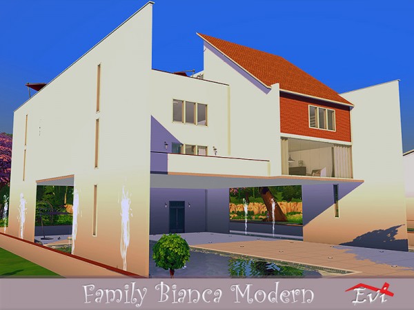  The Sims Resource: Family Bianca Moderna Home by evi
