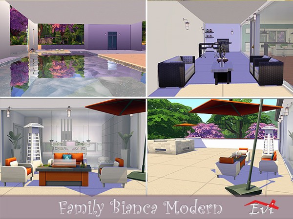  The Sims Resource: Family Bianca Moderna Home by evi