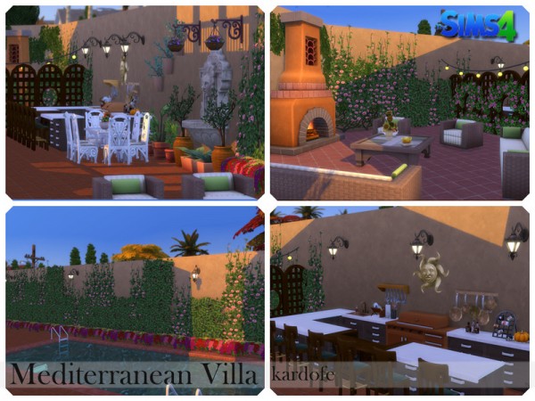  The Sims Resource: Mediterranean villa by kardofe
