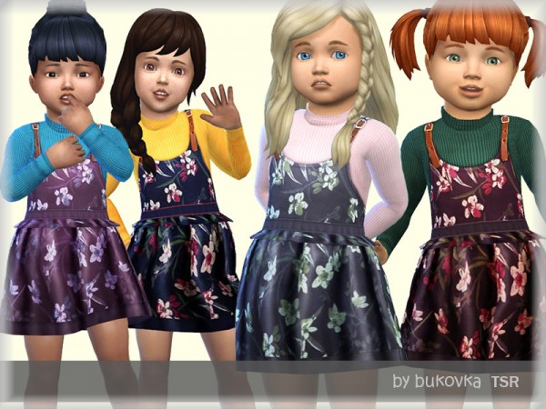  The Sims Resource: Dress Flower 2 by bukovka