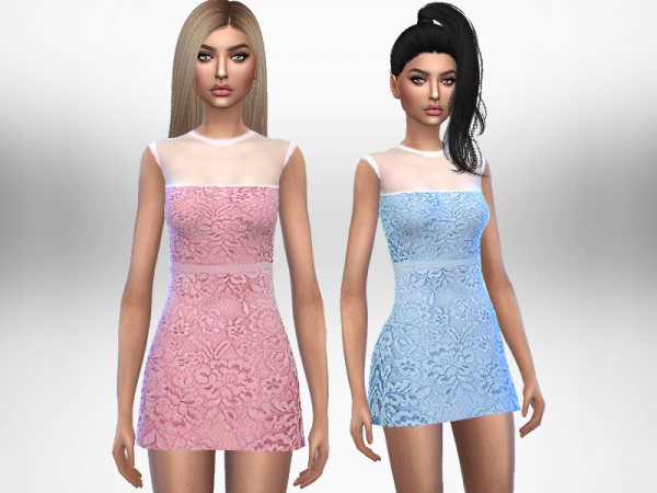  The Sims Resource: Lace Dress by Puresim