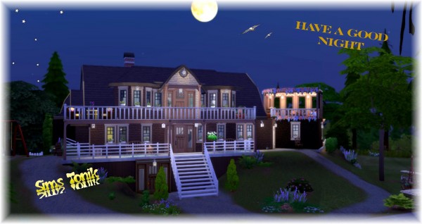  Luniversims: Have a good night house by  Coco Simy