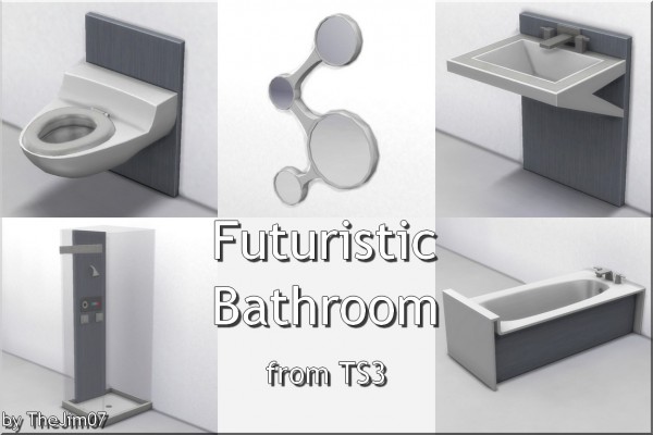  Mod The Sims: Futuristic Bathroom by TheJim07
