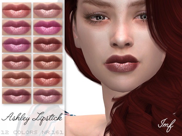  The Sims Resource: Ashley Lipstick N.161 by IzzieMcFire
