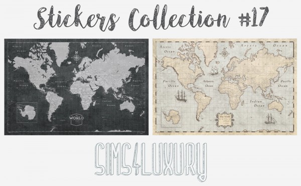 Sims4Luxury: Stickers Collection 17