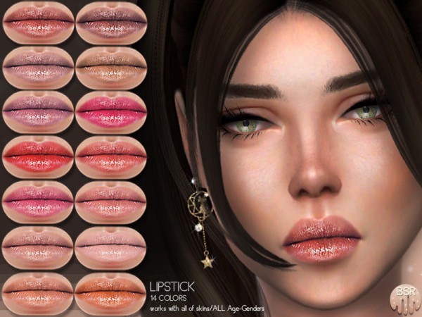  The Sims Resource: Lipstick BM14 by busra tr