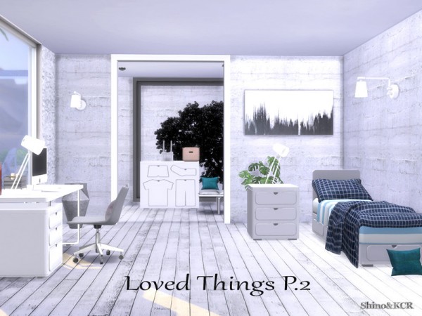  The Sims Resource: Single Bedroom Loved Things by ShinoKCR