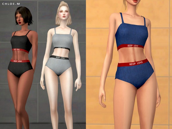  The Sims Resource: Cute Sleepwear Set by ChloeMMM