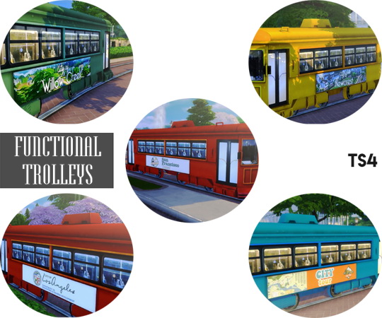  Descargas Sims: Functional Trolleys
