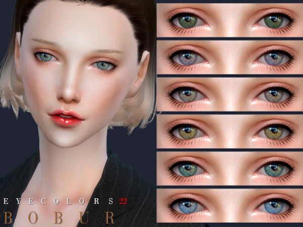  The Sims Resource: Eyecolors 22 by Bobur