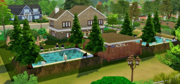  Mod The Sims: Brick house by heikeg