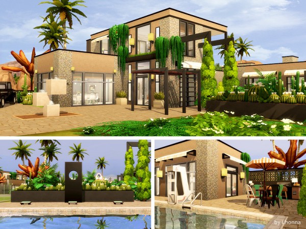  The Sims Resource: Cactus Isle Villa by Lhonna