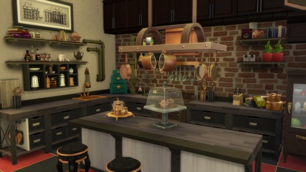 Sims Artists: Steampunk stay