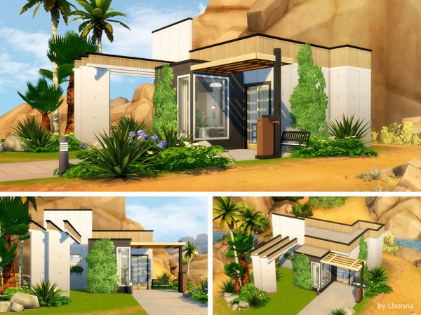  The Sims Resource: Concrete Start M House  by Lhonna