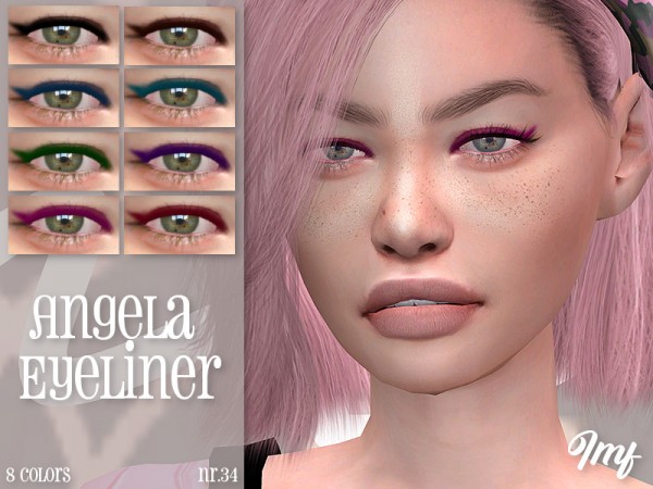  The Sims Resource: Angela Eyeliner N.34 by IzzieMcFire