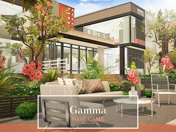  The Sims Resource: Gamma House by Pralinesims