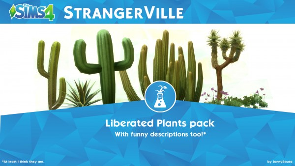  Mod The Sims: Strangerville Liberated Plants pack by jonnysousa