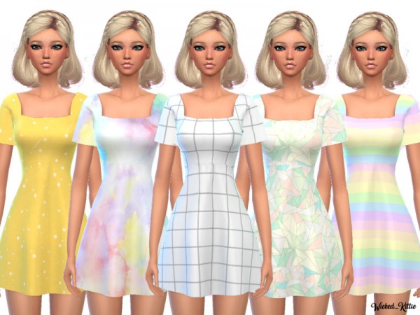  The Sims Resource: Kawaii Mini Dress by Wicked Kittie
