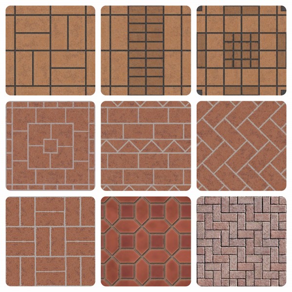  Mod The Sims: Brick Floor Tiles by simsi45