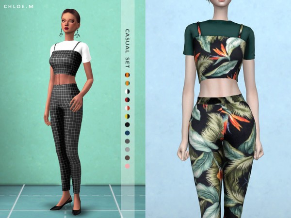  The Sims Resource: Casual Set by ChloeMMM