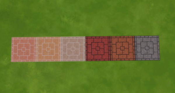  Mod The Sims: Brick Floor Tiles by simsi45