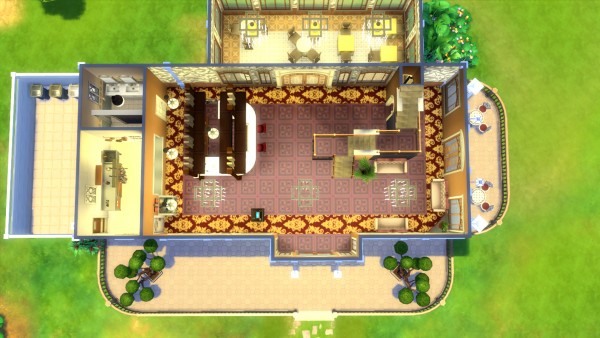  Mod The Sims: Restaurant Grand Veneur by valbreizh