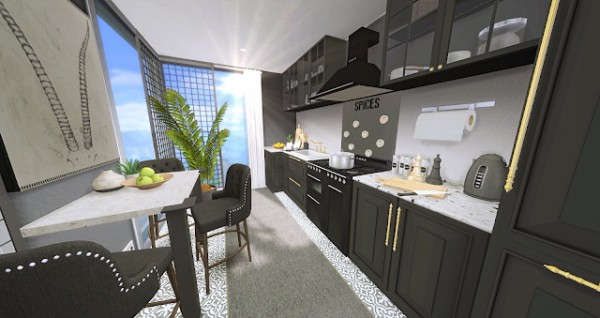  Liney Sims: Small Dark Apartment