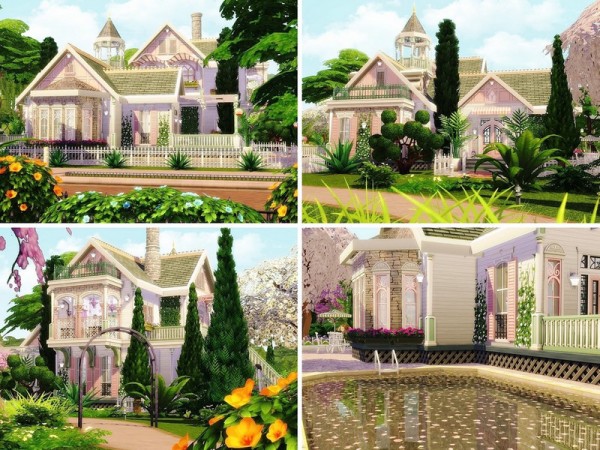  The Sims Resource: Pastel Beauty House by MychQQQ