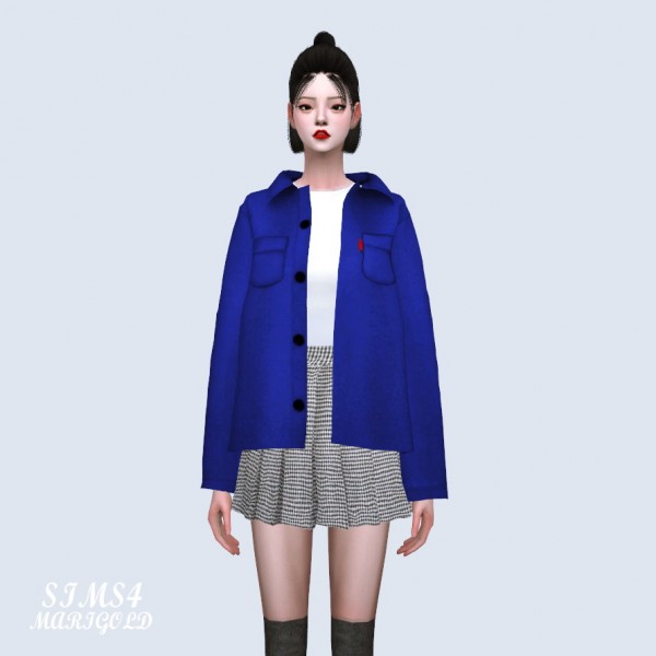  SIMS4 Marigold: H Jacket With Top