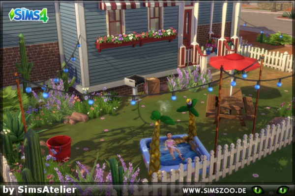  Blackys Sims 4 Zoo: Deserts flower home by SimsAtelier