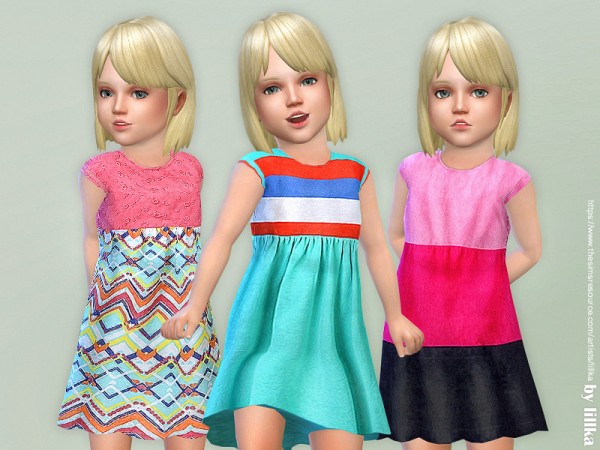  The Sims Resource: Toddler Dresses Collection P82 by lillka