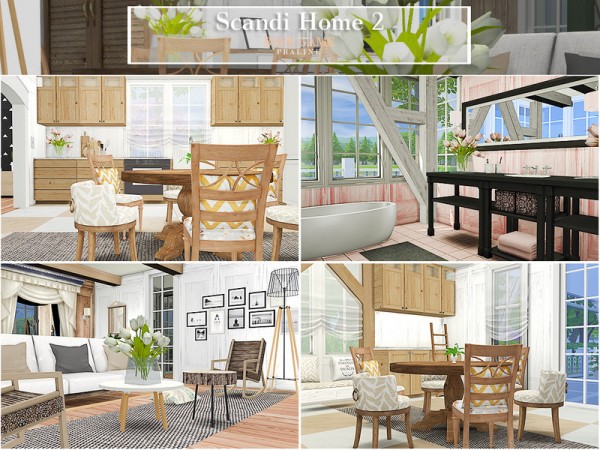  The Sims Resource: Scandi Home 2 by Pralinesims