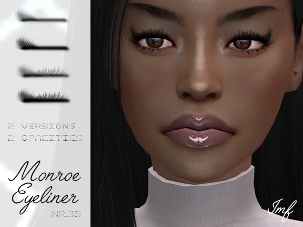  The Sims Resource: Monroe Eyeliner N.33 by IzzieMcFire