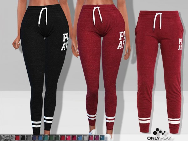  The Sims Resource: Only Play Athletic Pants by Pinkzombiecupcakes