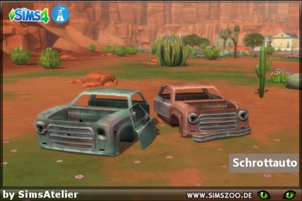  Blackys Sims 4 Zoo: Junk car by SimsAtelier