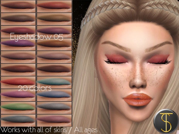  The Sims Resource: Eyeshadow N05 by turksimmer