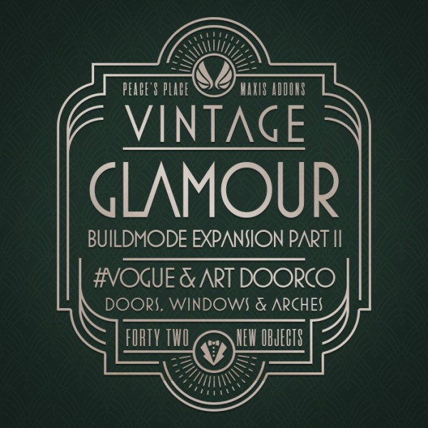  Simsational designs: Vintage Glamour Buildmode Addon Part II