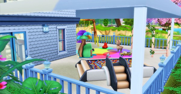  Mod The Sims: Two Story House for big family by heikeg