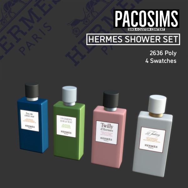  Paco Sims: Shower Set