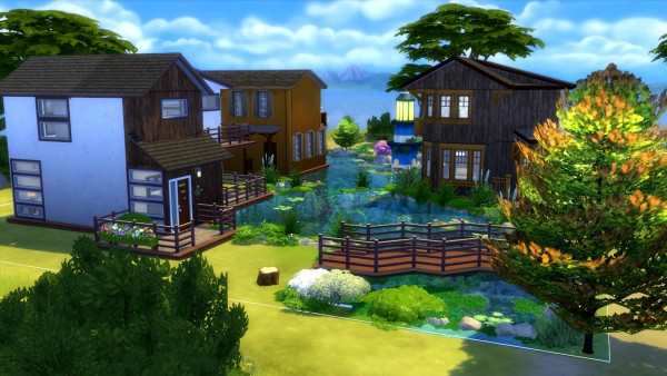  Mod The Sims: Chalets du Lac by valbreizh