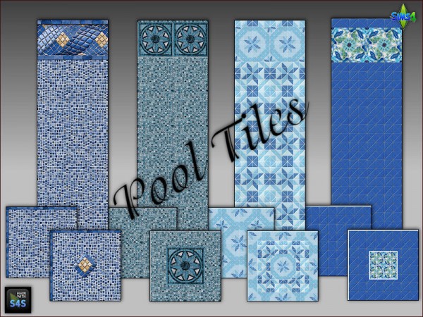  Arte Della Vita: Pool tiles for walls and floors