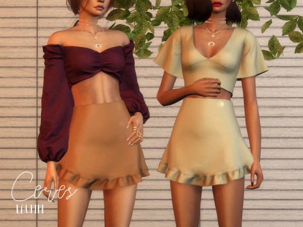  The Sims Resource: Ceres Skirt by laupipi