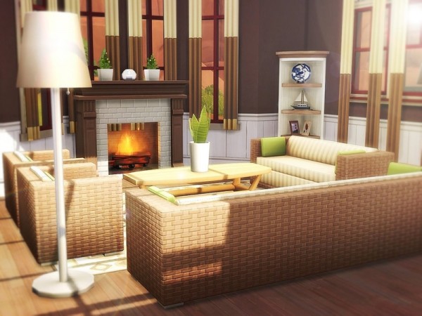 The Sims Resource: Stranger Ville Manor by MychQQQ