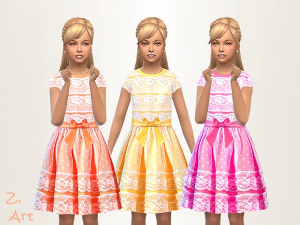  The Sims Resource: Festive dress by Zuckerschnute20